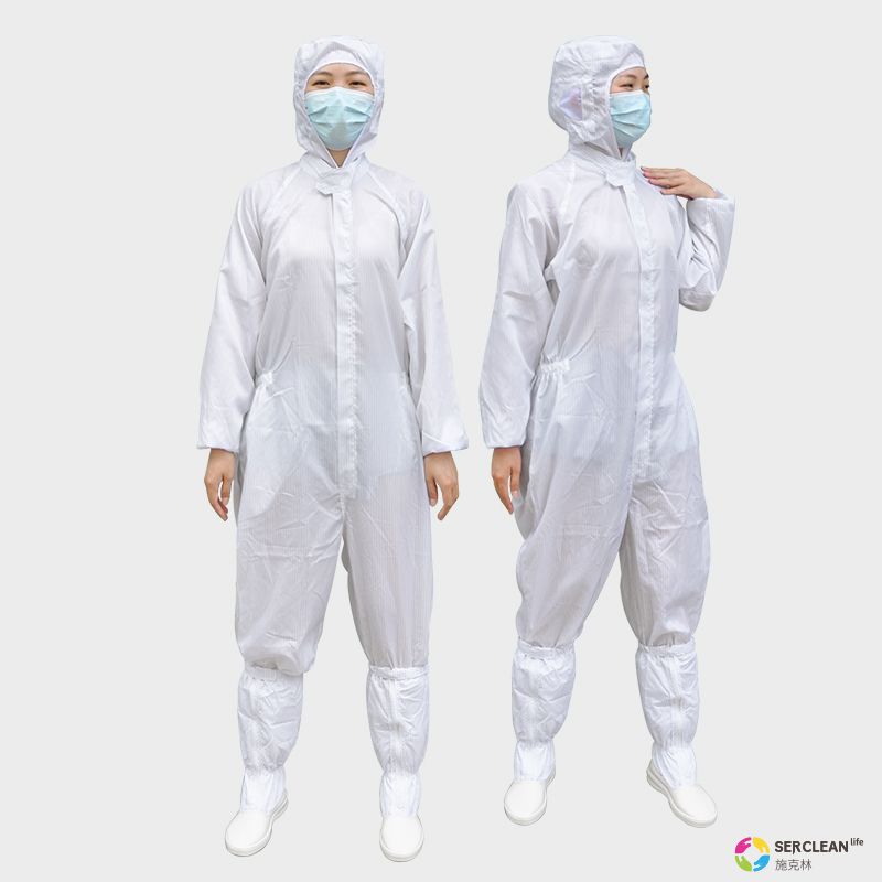 防静电工作服穿着示范