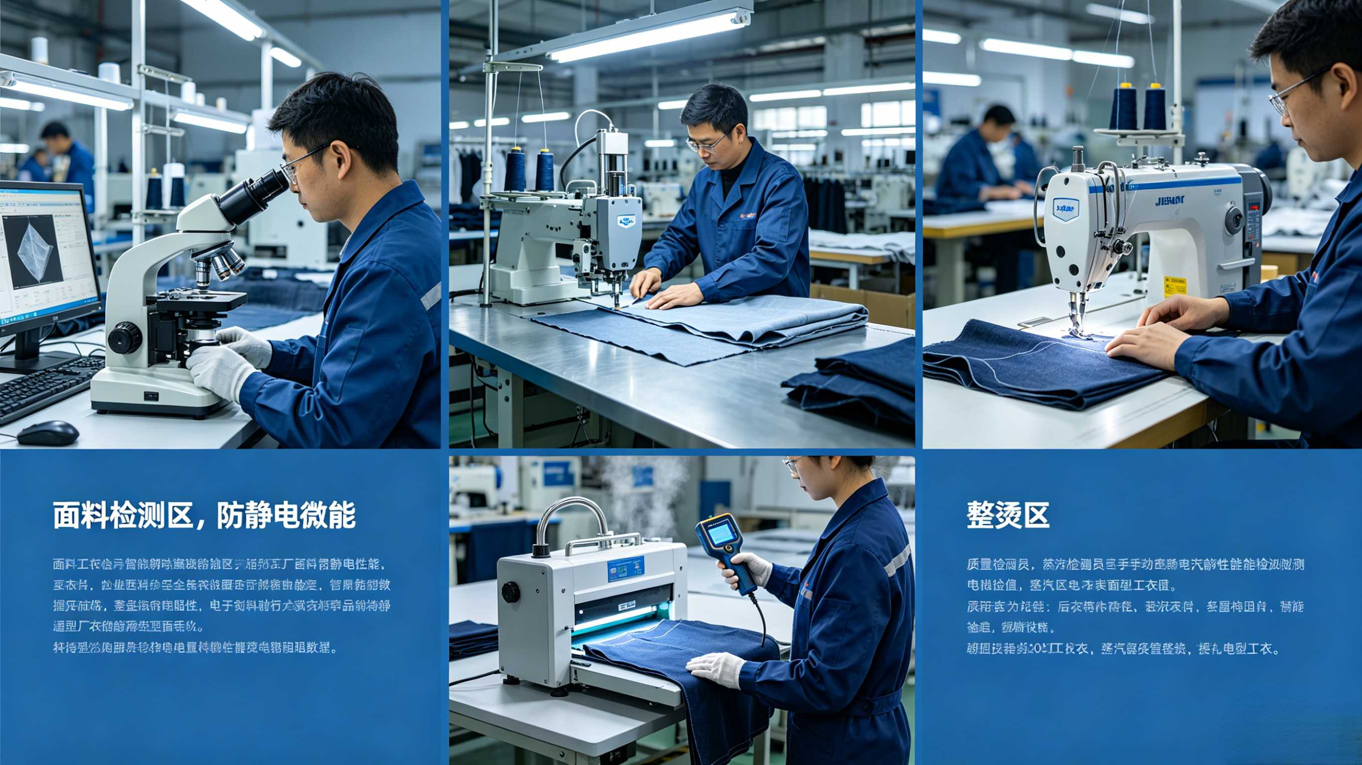 防静电工衣的生产流程把控与质量检测 防静电工衣的生产流程把控与质量检测